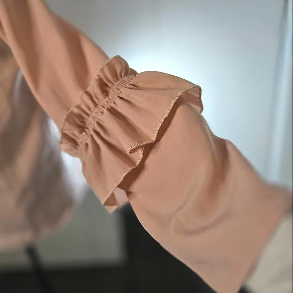 Vintage inspired styled Dusty Rose Blouse - Picture 7 of 16